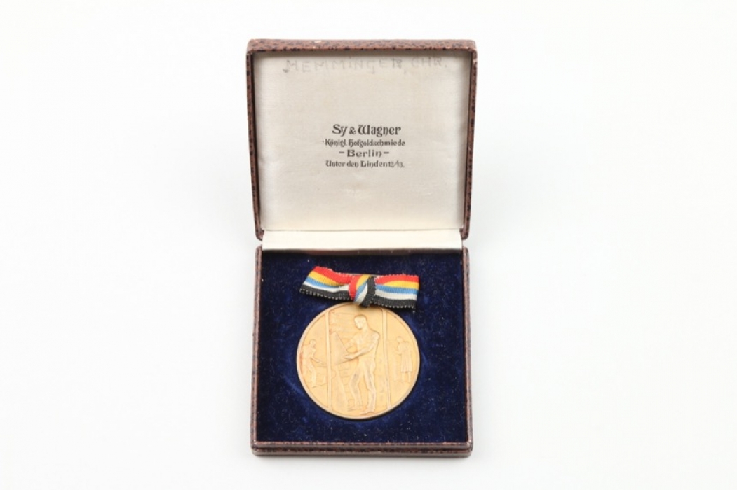 Medaille "Deutscher Buchdruckerverein" im Etui 990 Silber
