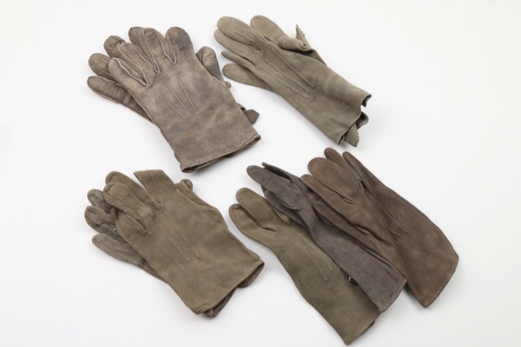 Heer lot of officer's gloves