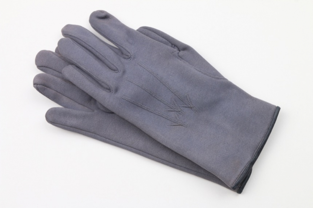 Luftwaffe blue officer's gloves