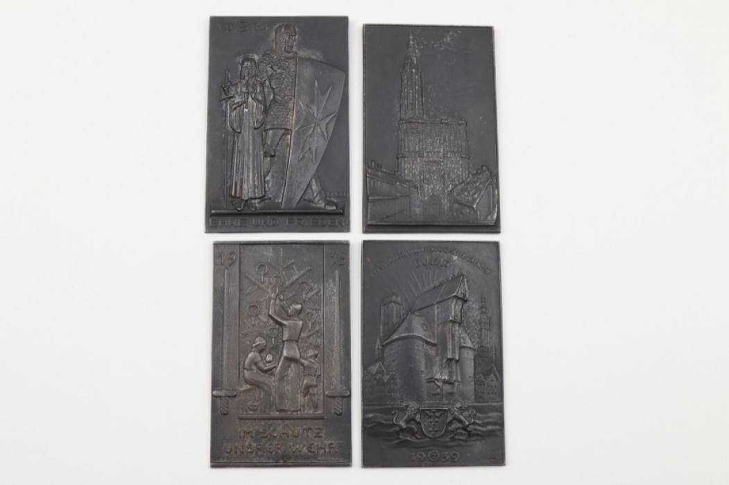 Third Reich Christmas wall plaques