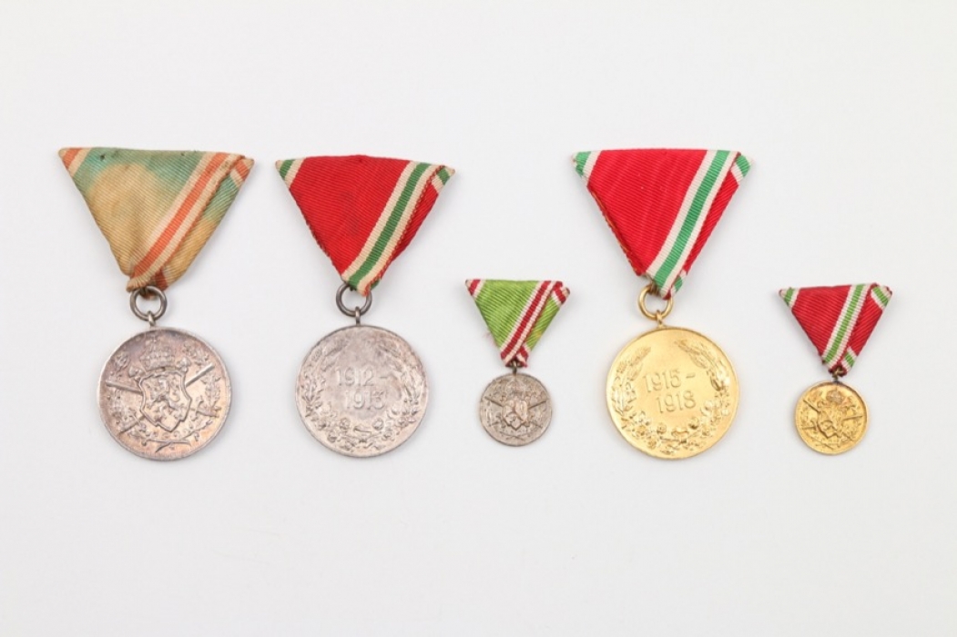 Bulgaria - lot of WW1 commemorative medals