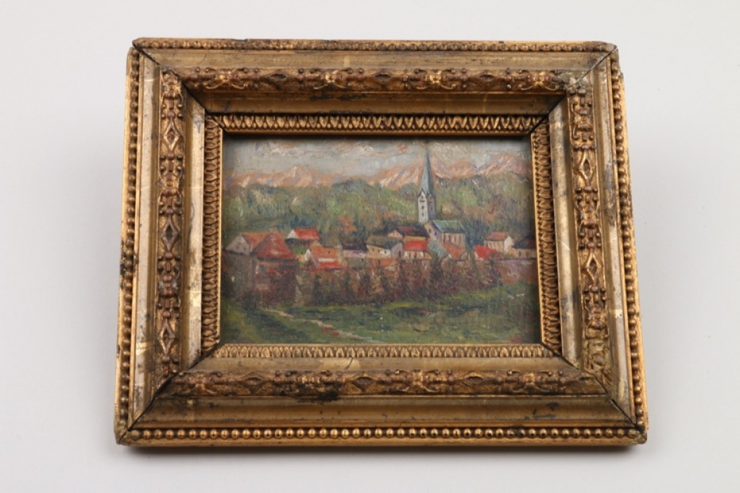 "Radstadt in Österreich, kleinformatiges Gemälde, dat. 1930