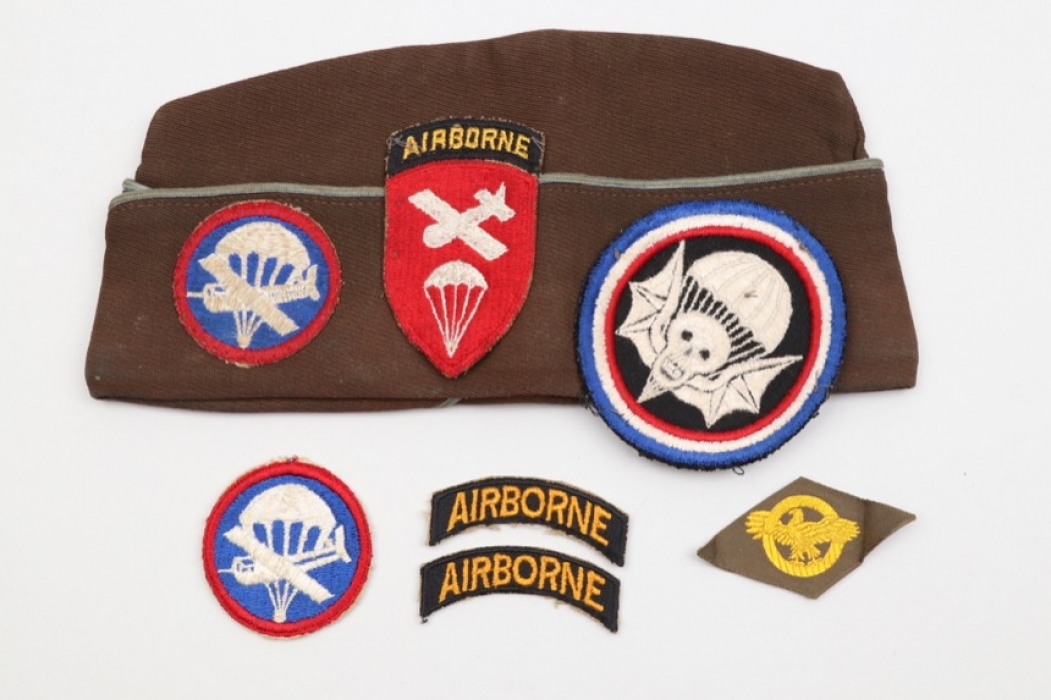 US Airborne sidecap with insignia