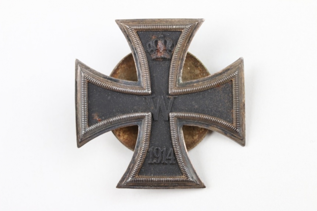 1914 Iron Cross 1st Class on screw back - 900 silver