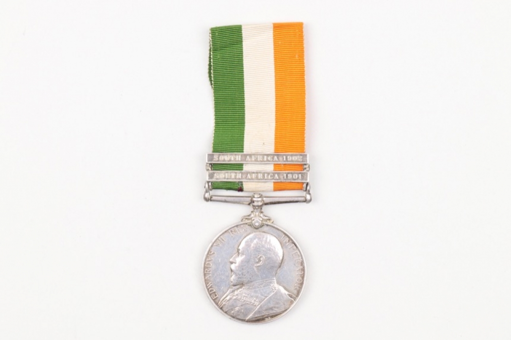 Great Britain - King's South Africa Medal with 2 clasps