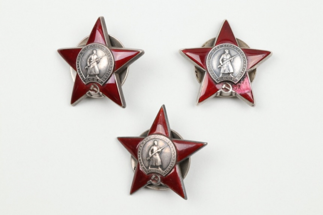 Soviet Union - 3 Order of the Red Star