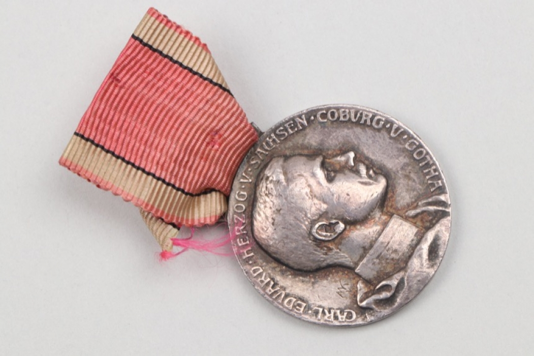 Saxony - Saxe-Ernestine House Order Merit Medal in silver