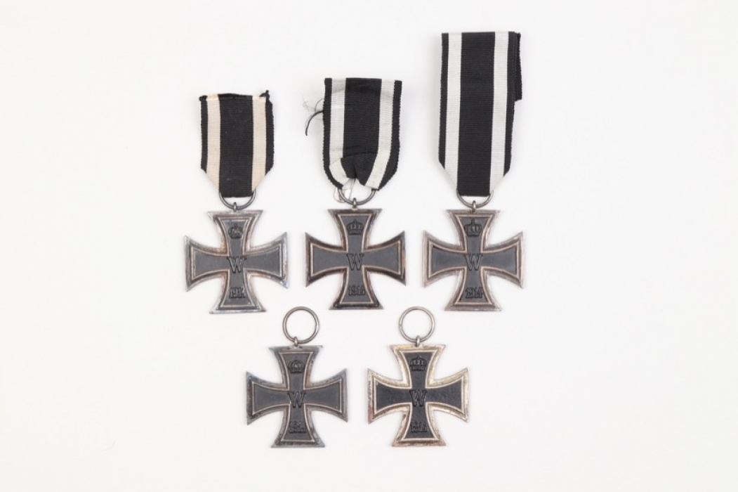 5 + 1914 Iron Crosses 2nd Class