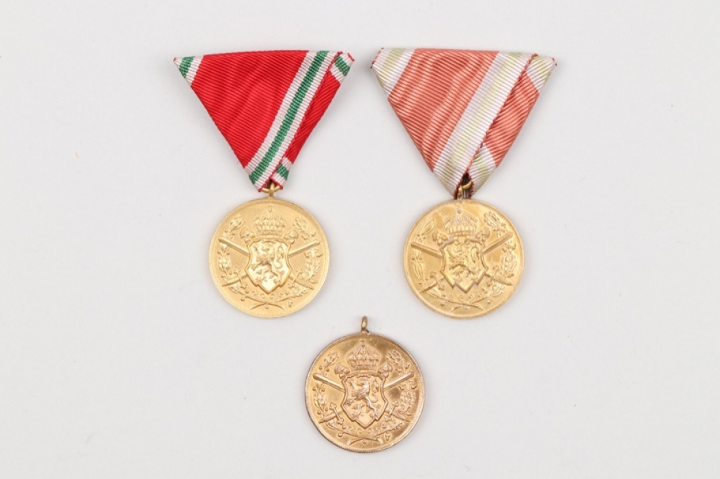 Bulgaria - 3 WW1 Commemorative Medals