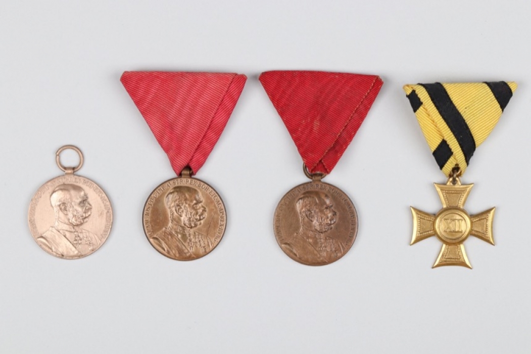 4 + Austrian medals