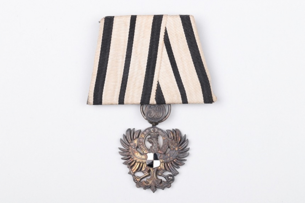 Prussia - House Order of Hohenzollern Eagle of Inhaber & 50 jubilee clasp