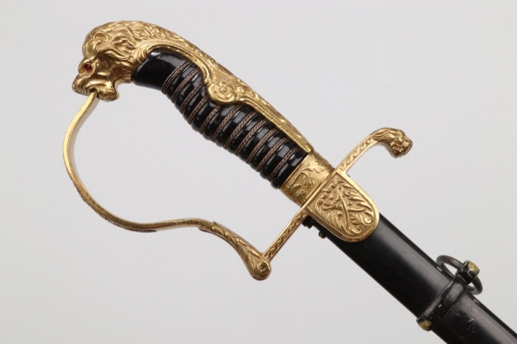 Prussia - cavalry Lion's head sabre