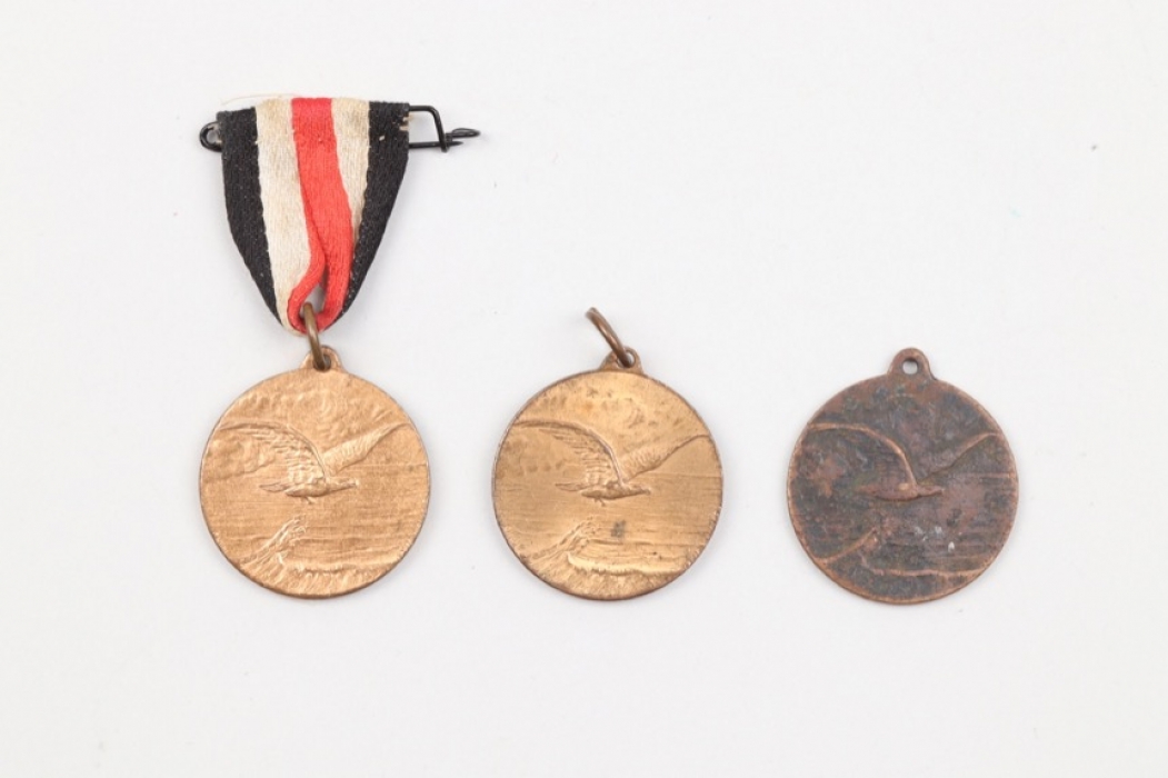 3 + Imperial Germany "National Flight Donation" Commemorative Medal