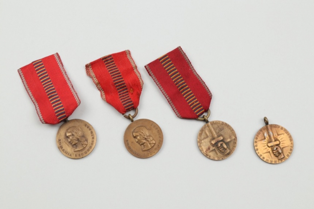4 + Romanian anti-Communism Medals