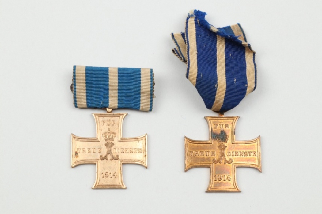 2 + Schaumburg Lippe Loyal Service Cross 1914