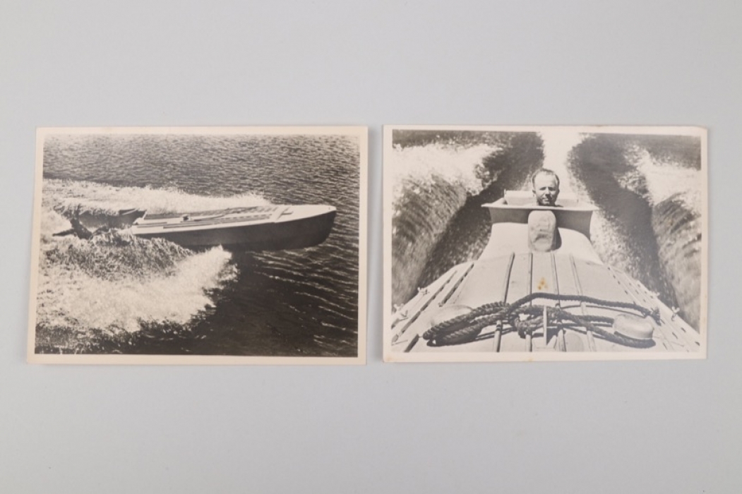 2 postcards "Kleinkampfmittel der Kriegsmarine"