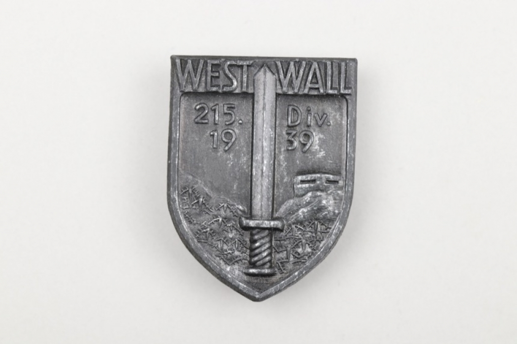1939 WESTWALL 215. Division badge