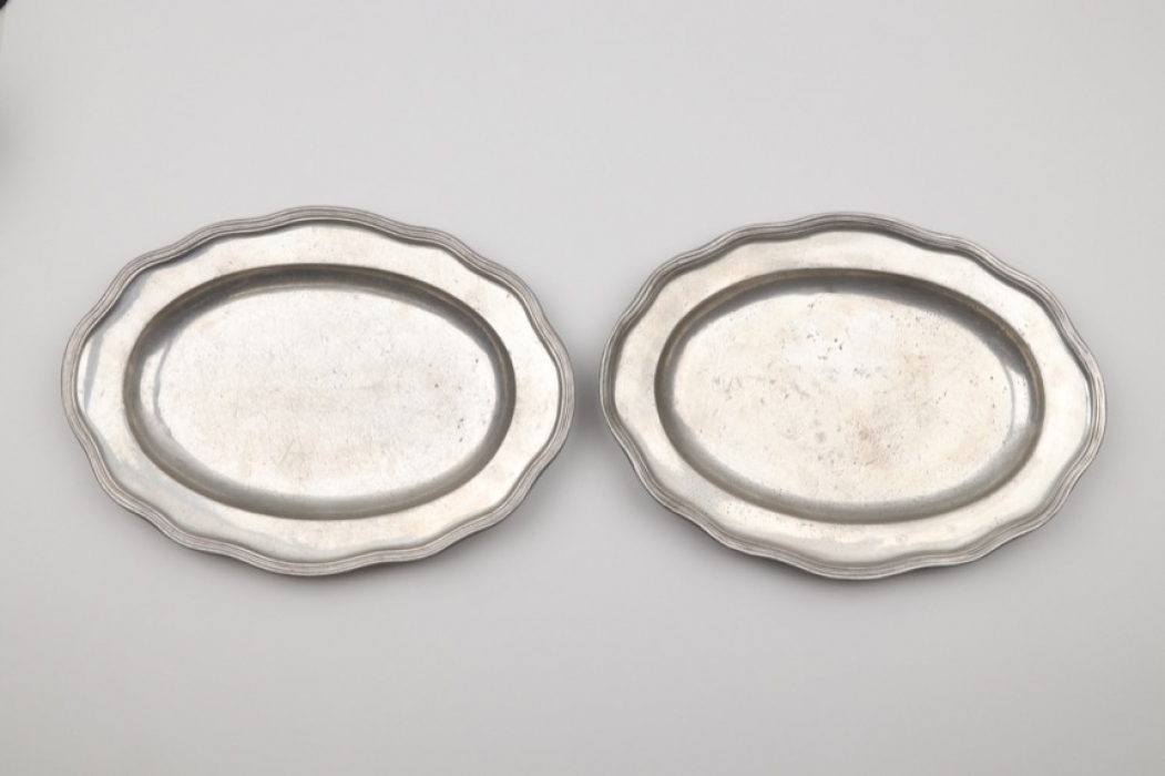 Ein Paar ovale Schalen, Mainz um 1750