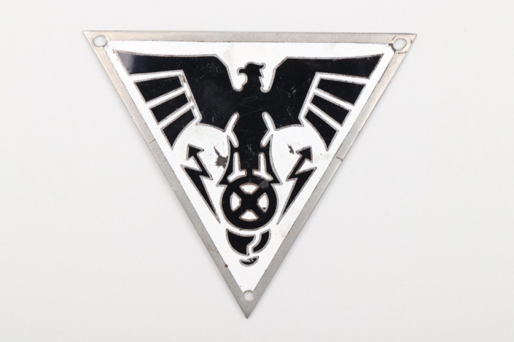 Third Reich civil automobil club enamel plaque