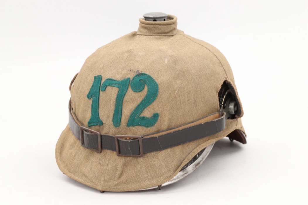 Prussia-  Inf.Rgt.172 spike helmet with cover