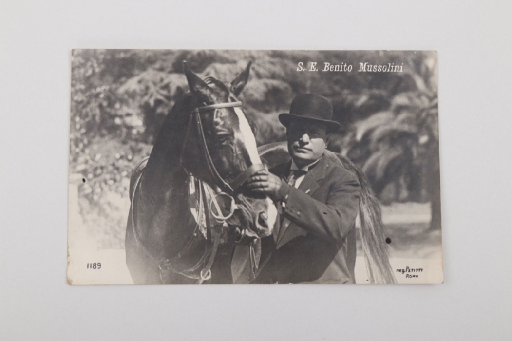 Benito Mussolini - early postcard