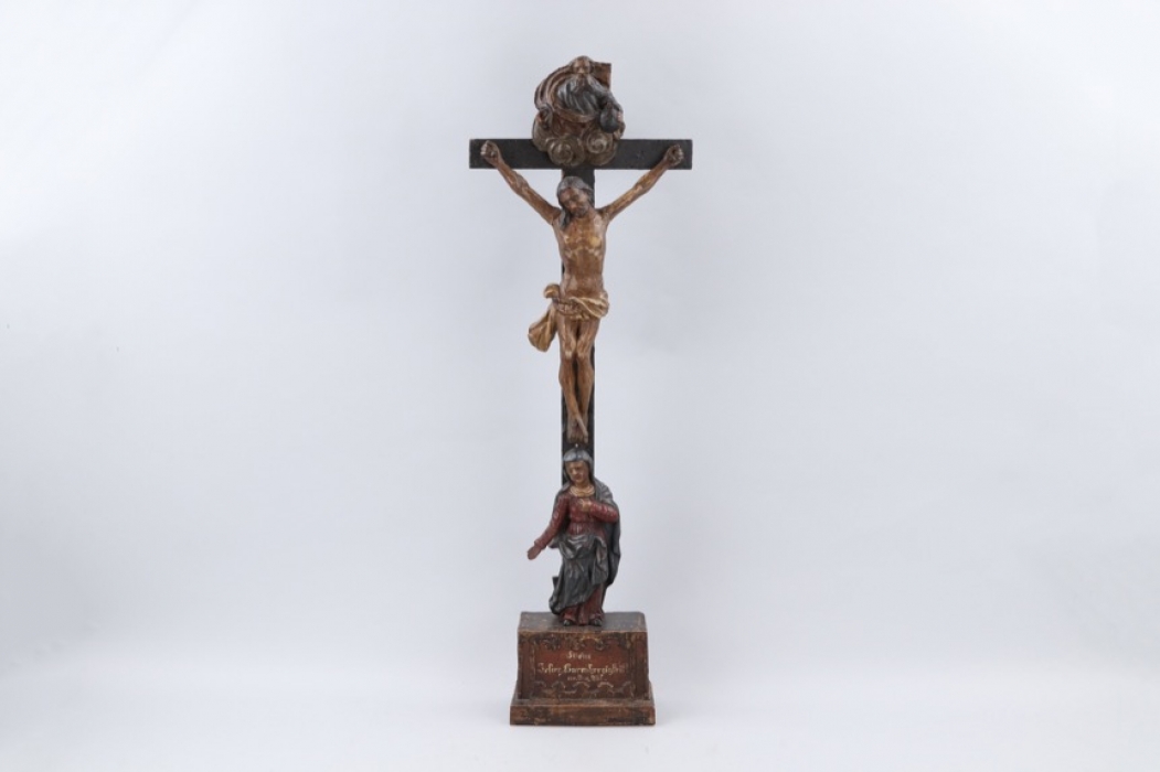 Standkruzifix, Oberammergau, Ende 18. Jh.