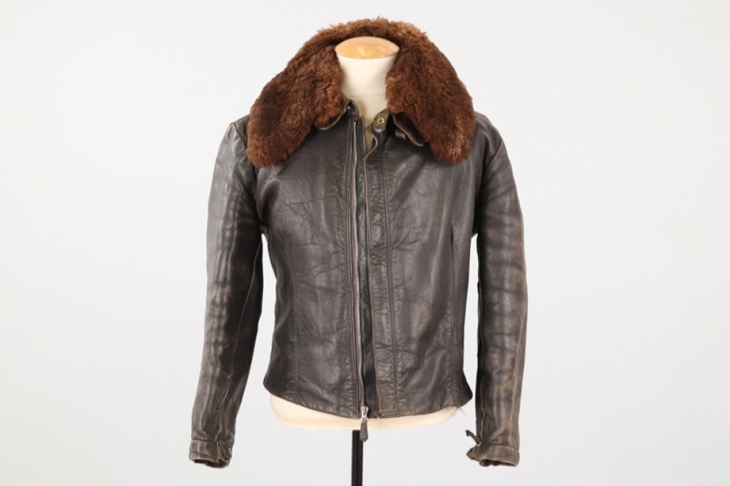 Luftwaffe pilot's leather flight jacket