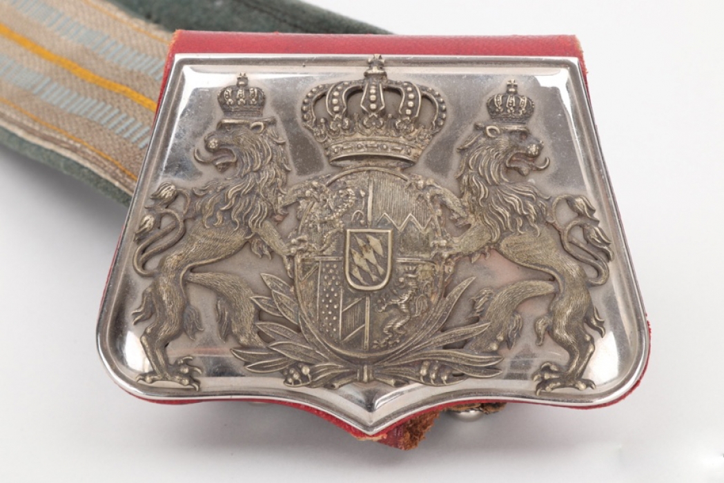 Bavaria - Cavalry officer's cartridge pouch & bandoleer