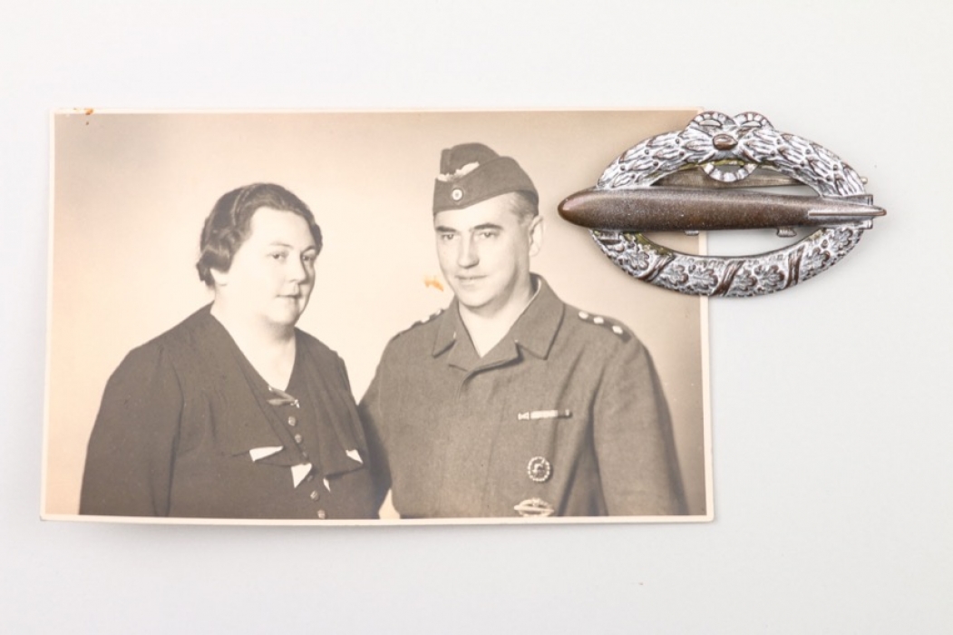 Imperial "Zeppelin Badge" with recipient's photo