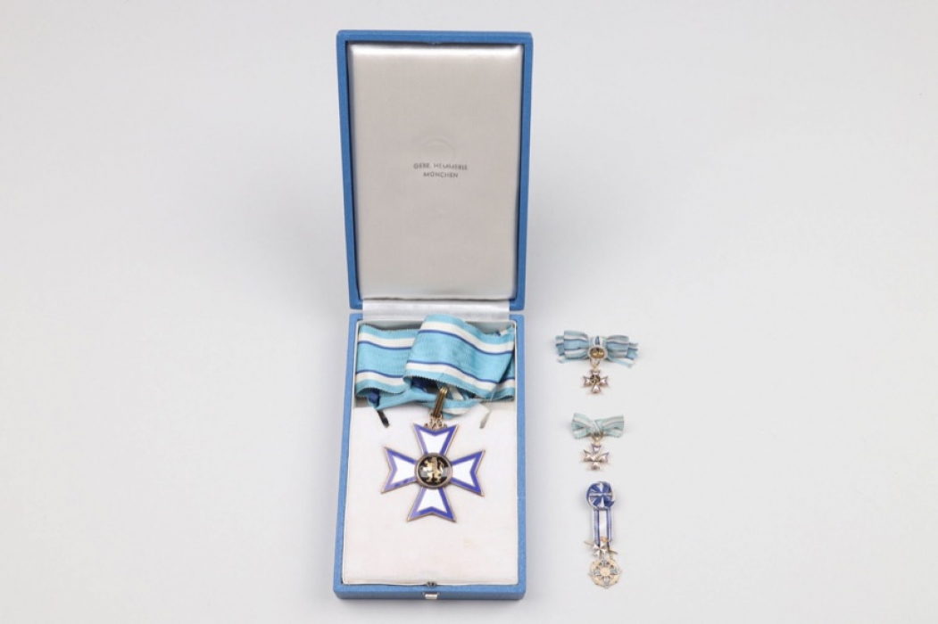 BRD - Bavarian Order of Merit in case + miniature
