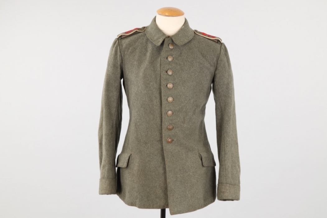 Gr.L 1.Weltkrieg Feldbluse M15 WK1 Uniform Rock M1915 feldgrau Preußen 