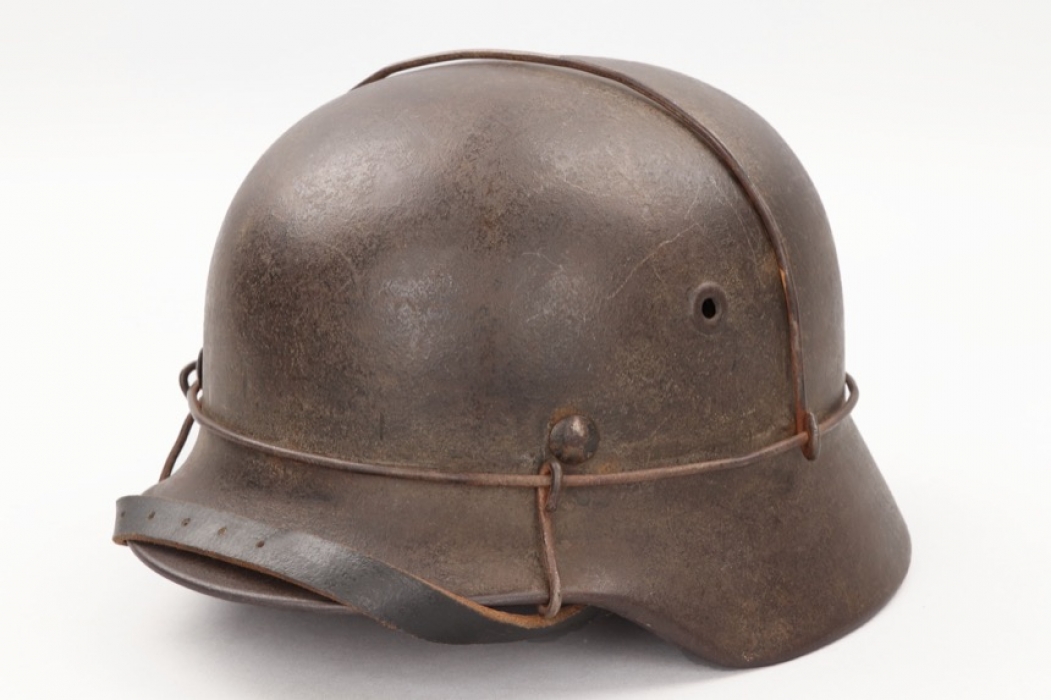 Wehrmacht M40 helmet with wire