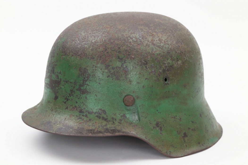 Wehrmacht M42 camo helmet