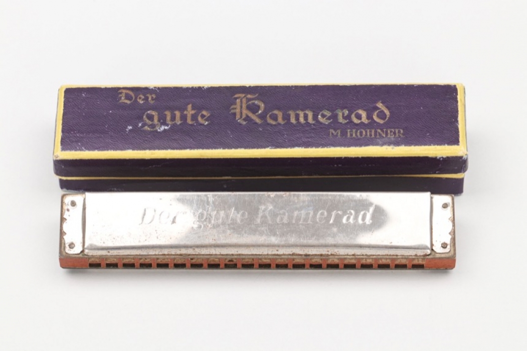 Wehrmacht harmonica in case - Hohner
