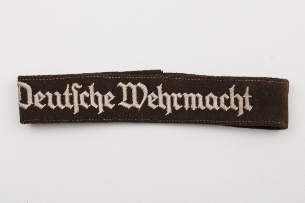 Third Reich police "Deutsche Wehrmacht" cuffband