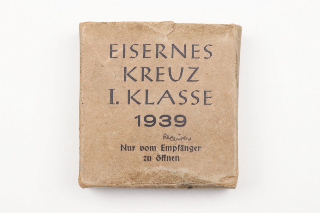 Outer carton (Zimmermann) for 1939 Iron Cross 1st Class