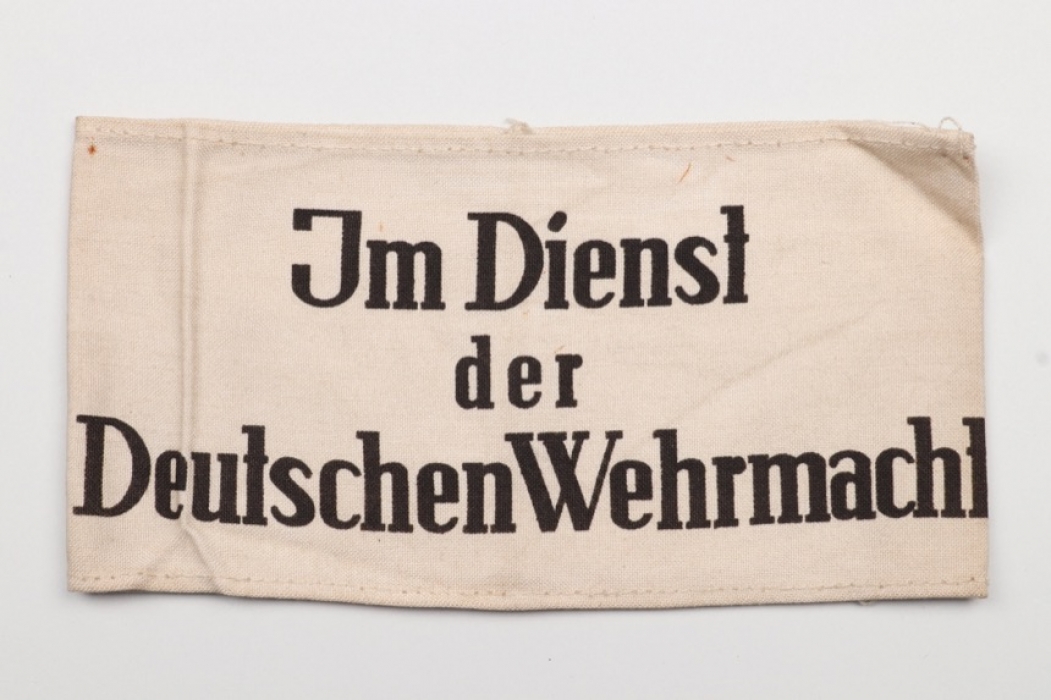 Wehrmacht "Im Dienst der Deutschen Wehrmacht" armband