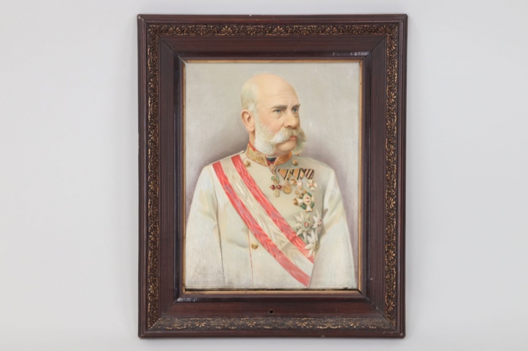 Austria - Kaiser Franz Joseph I. (oil on canvas)