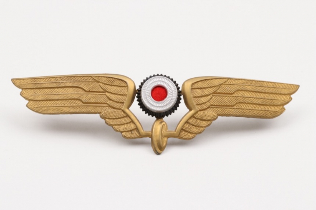 Third Reich Reichsbahn visor cap insignia