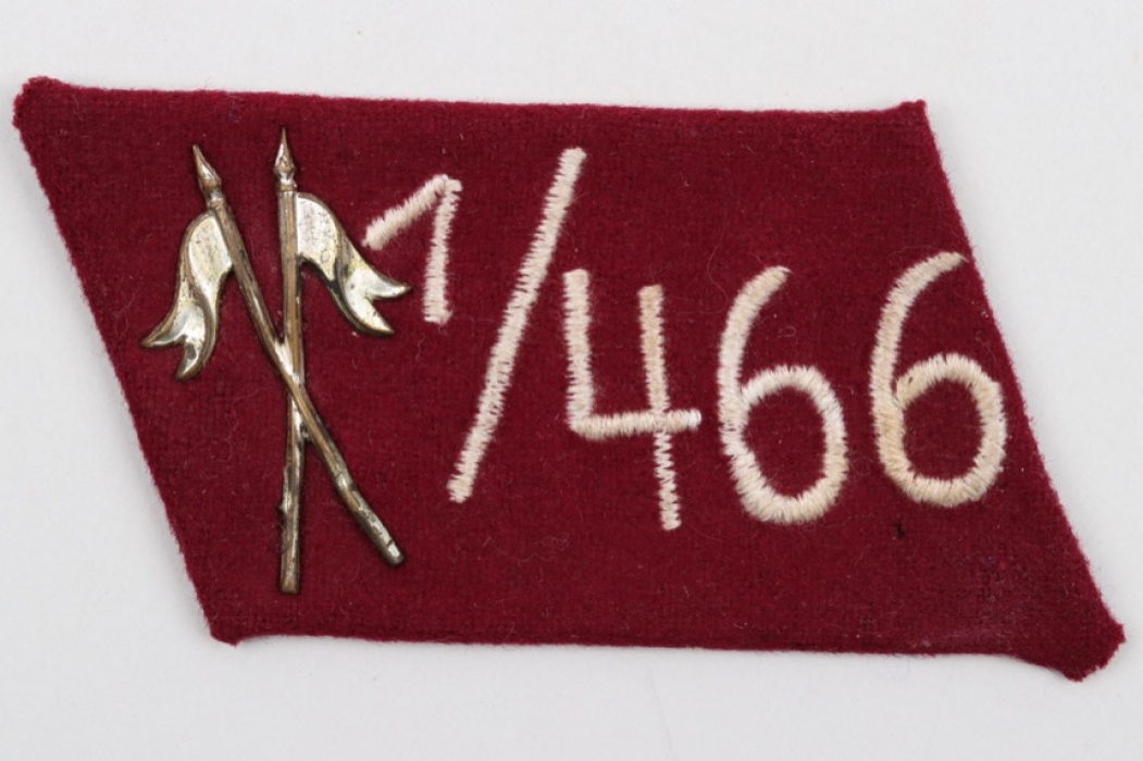 SA Reiterstandarte 1/466 single collar tab - Westfalen