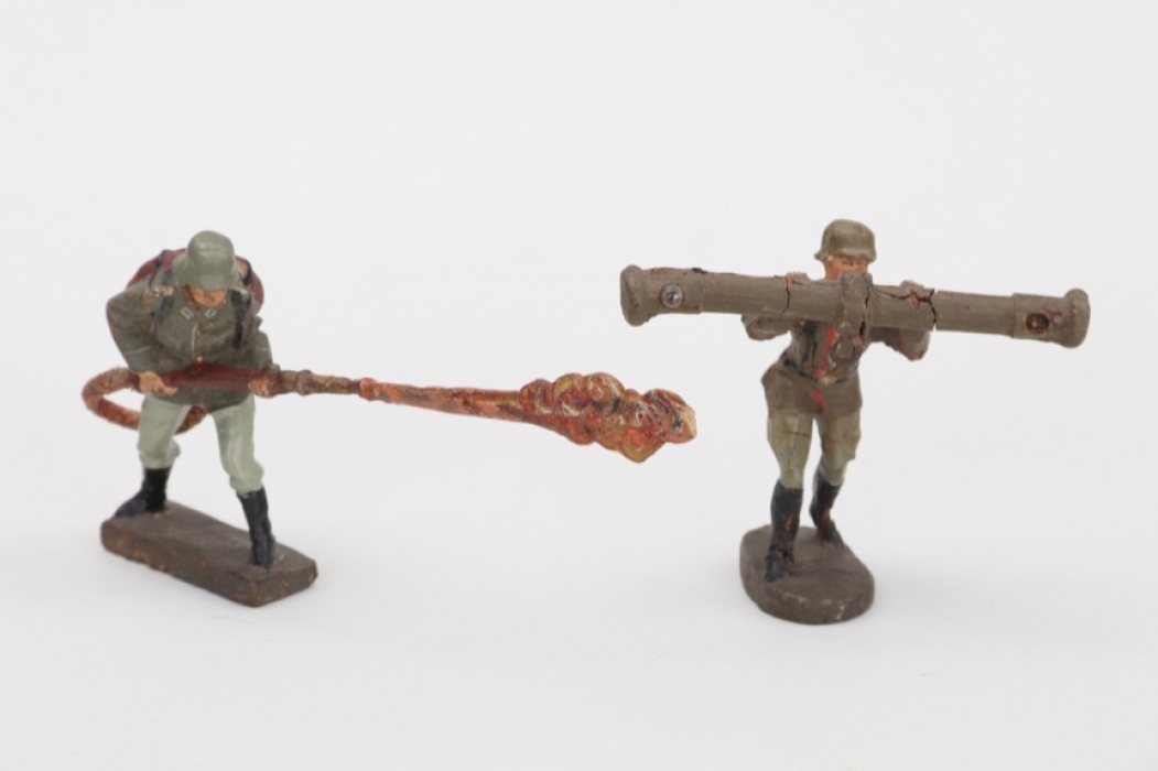 Third Reich two toy figures - Elastolin
