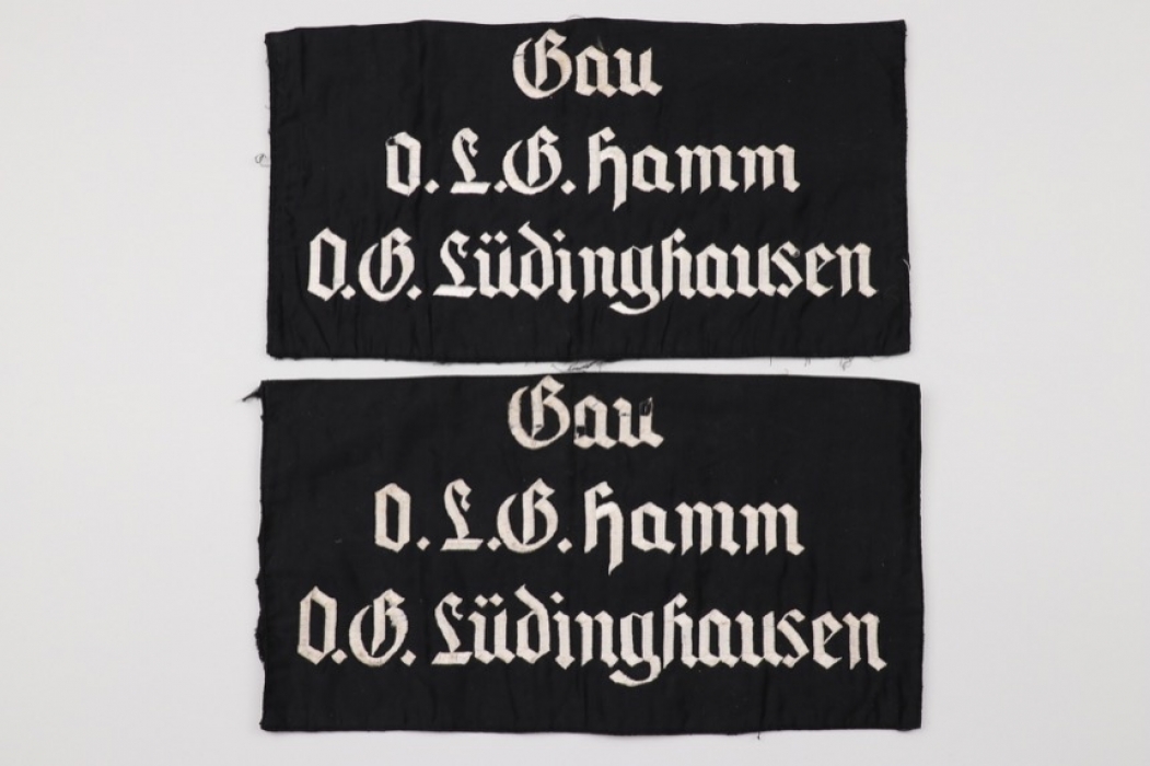 Third Reich Gau "Hamm & Lüdinghausen" flag unit patches
