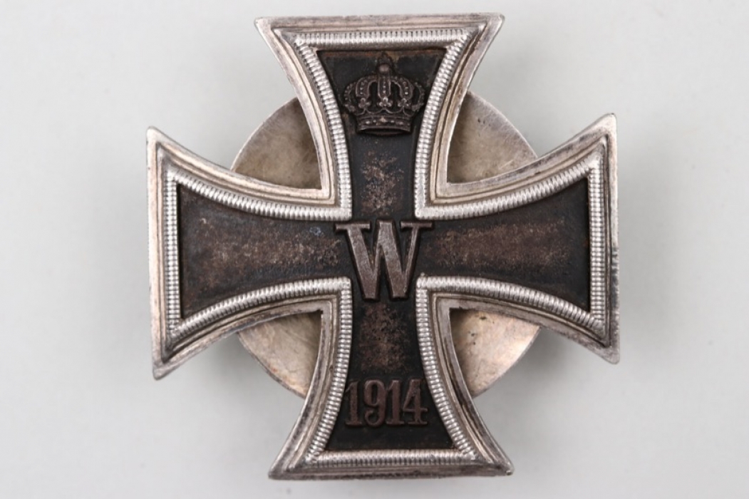 1914 Iron Cross 1st Class on screw-back "800" - variant