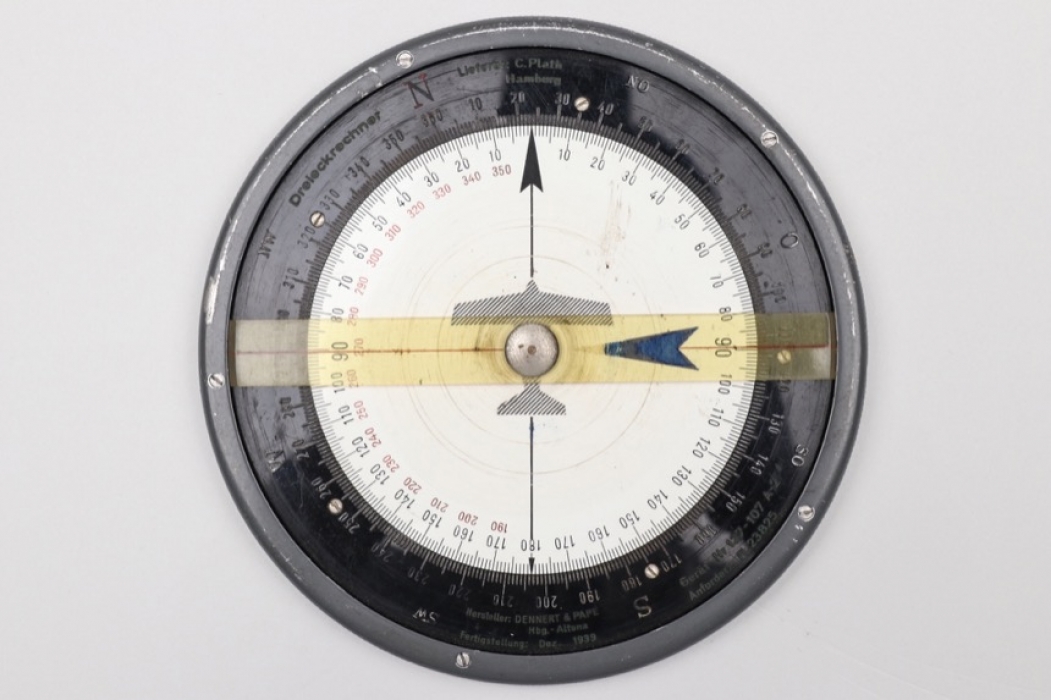 1939 Luftwaffe flight triangle calculator