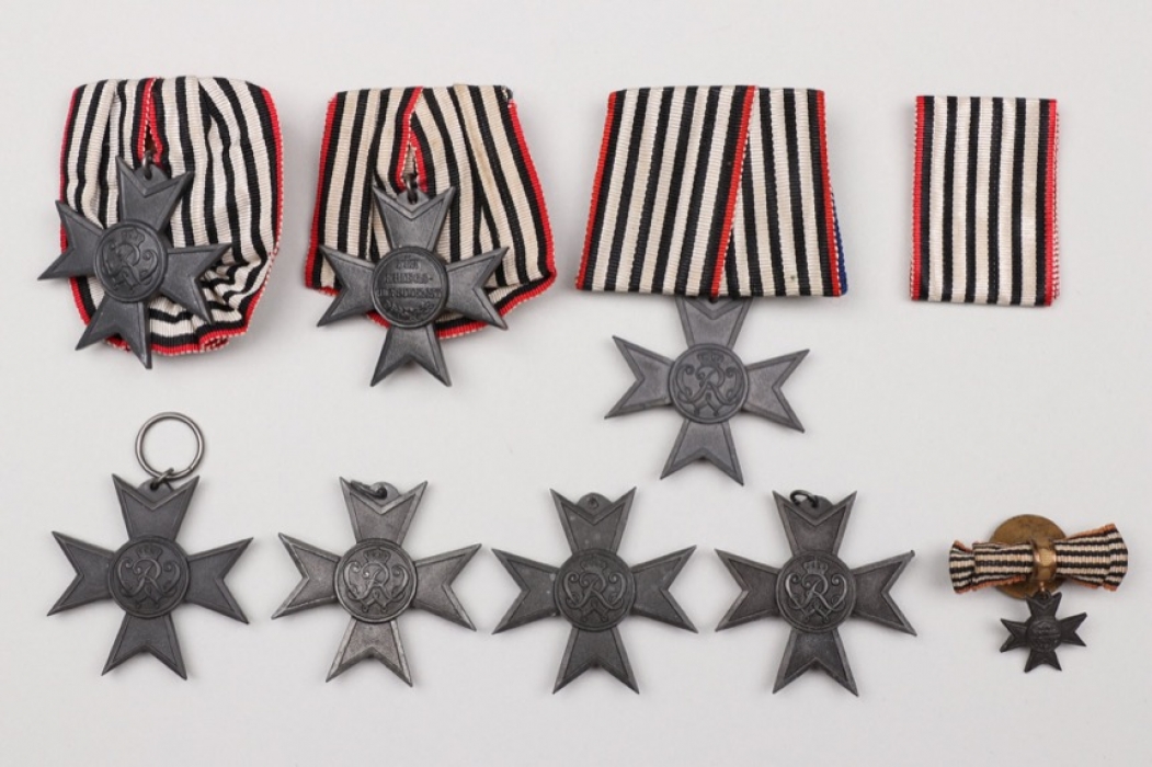 Prussia - lot of War Aid Merit Crosses 1916