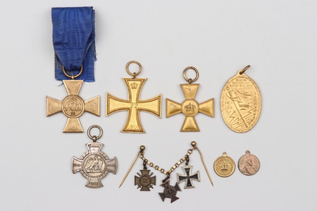 Imperial Germany - lot of medals & miniatures