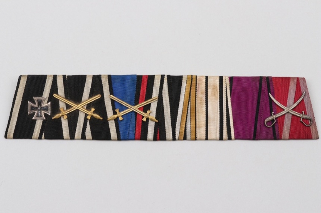 Imperial Germany - 8-place ribbon bar
