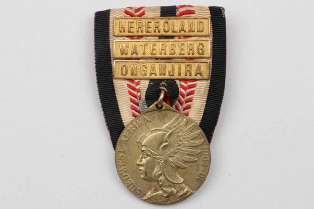 South West Africa Campaign Medal + battle clasps