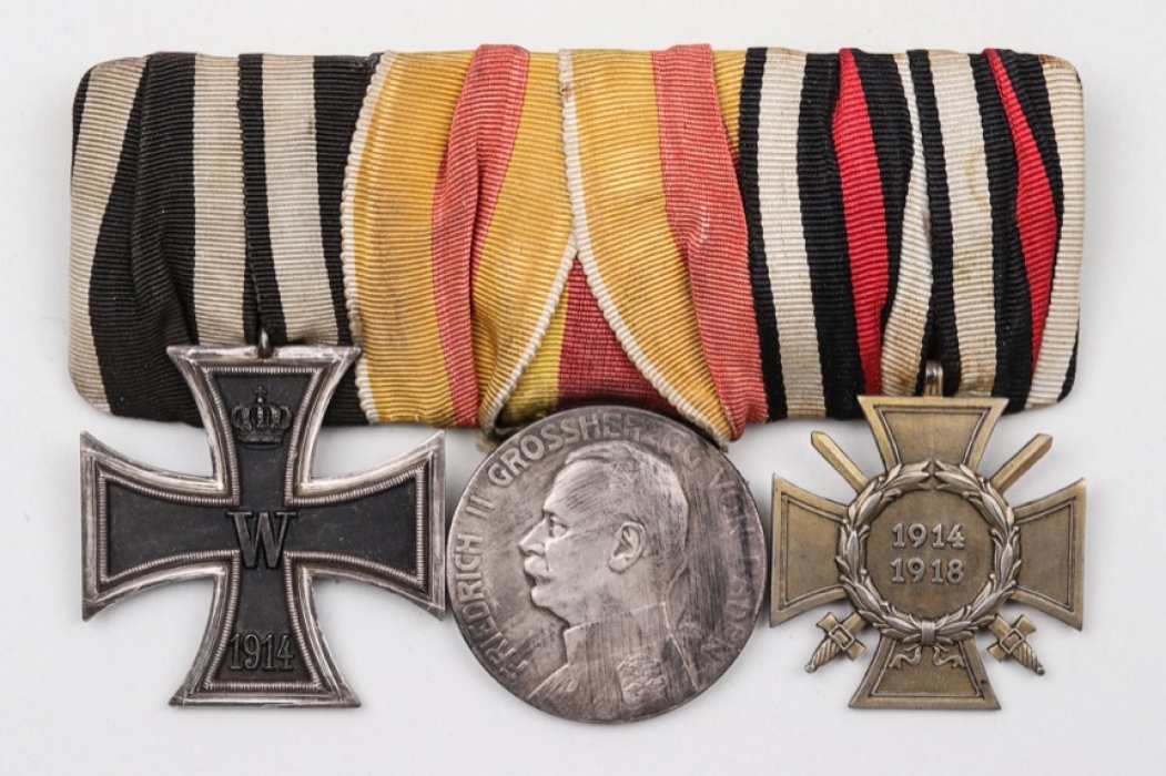Third Reich - 3-medal bar to WWI veteran