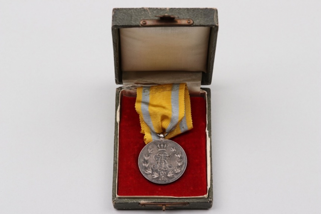 Saxony - Friedrich August Medal in silver in case